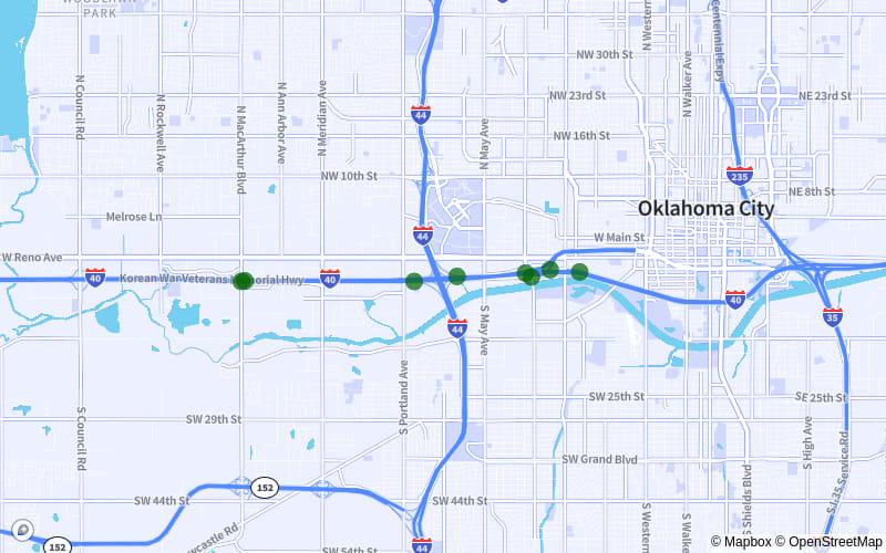 Crosstown Expressway (I-40) from S. MacArthur Blvd. to Exit 148C